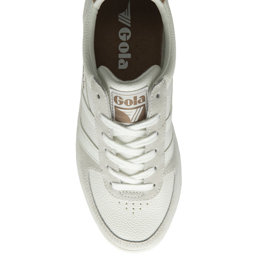 Women's Gola Classic Grandslam '88 Sneakers - White Light Carmel Top View