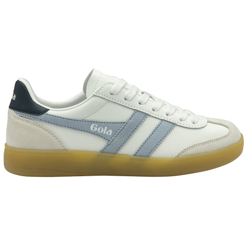 Women's Gola Classic Viper Leather Sneakers White Navy