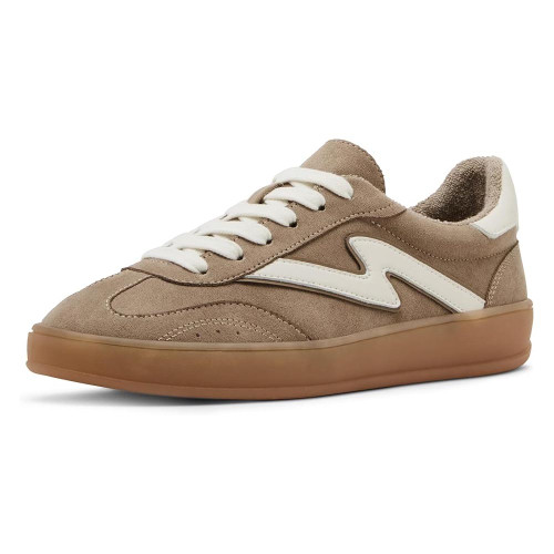 Women's Madden Girl Giia Dark Taupe Multi Brown Sneaker