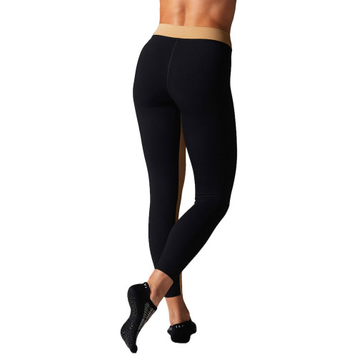 Women's Tavi Mid Rise 7/8 Leggings - Camel Ebony Back