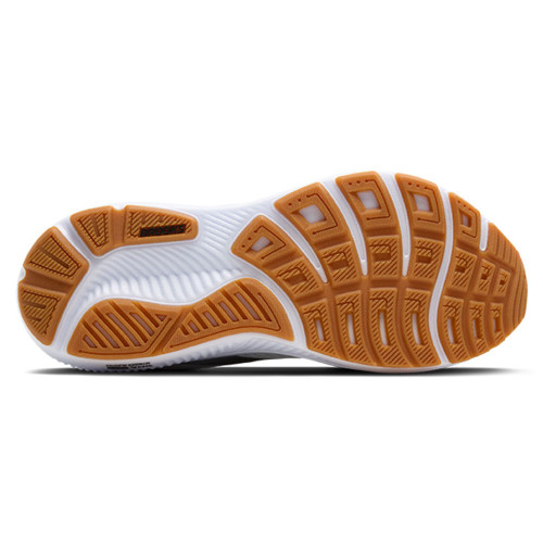 Men's Brooks Ghost 17 Running Shoes White/Black/Tea Sole