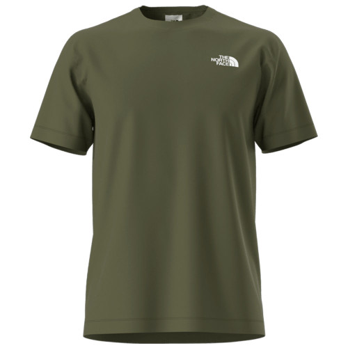Men's The North Face Evolution Box Camo Fill Graphic T-Shirt Woodland Green Front