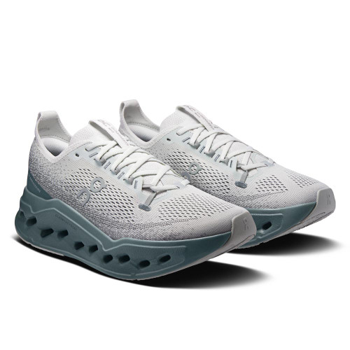 Men's On Cloudsurfer Max Running Shoes Iceberg Olive