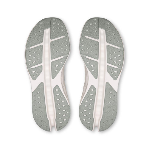 Women's On Cloudsurfer Max Running Shoes Iceberg Ivory Gray sole