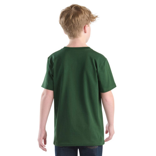 Boys' Carhartt Short Sleeve Pocket T-Shirt Mountain View Green Front