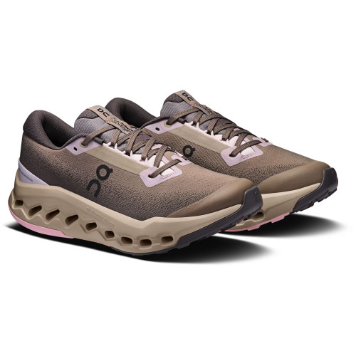 Women's On Cloudsurfer Trail 2 Waterproof Shoes Cinder|Desert Main