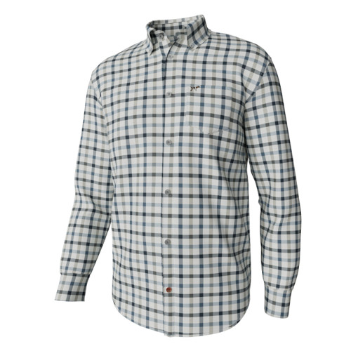 Men's Southern Point Co Hadley Luxe Button Down - Burke Tattersall Laurel Oak Main