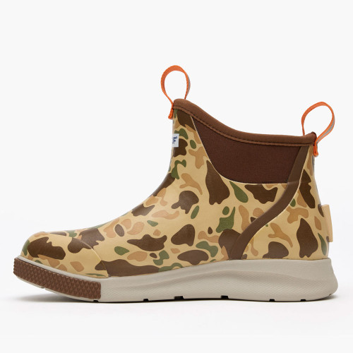 Men's Xtratuf 6" Ankle Deck Boot Sport - Duck Camo Side Inner