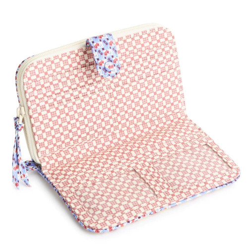Vera Bradley Large Tab Wallet - Rachel Ditsy Open