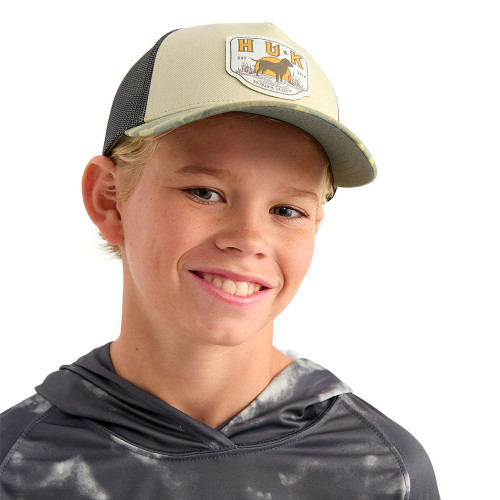 Youth Huk Lab Patch Trucker Hat Starfish Model
