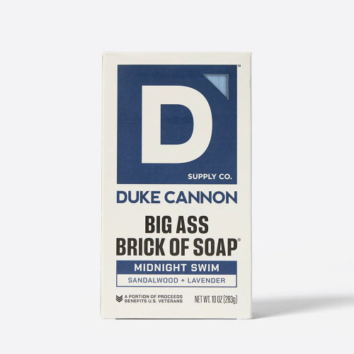 Duke Cannon Big Brick of Soap - Midnight Swim Front