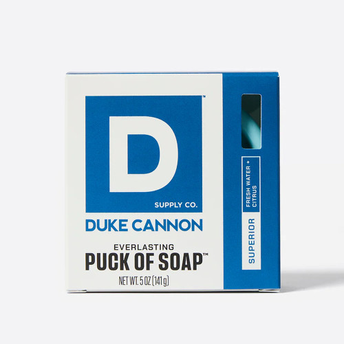 Duke Cannon Everlasting Puck of Soap - Superior Front