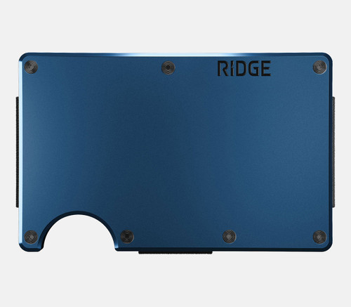 Ridge Wallet with Cash Strap - Alpine Navy Main