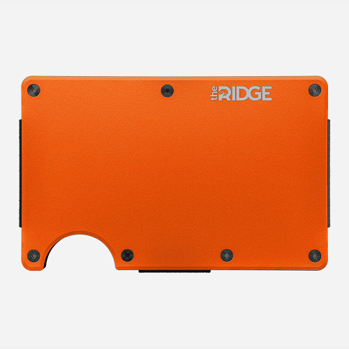 Ridge Wallet with Cash Strap - Basecamp Orange Main