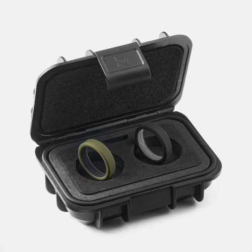 Ridge 6mm Silicone Ring Set - Matte Olive Kit