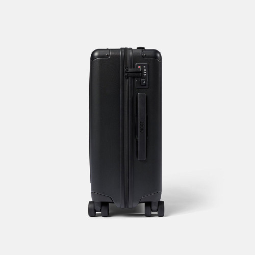 Ridge Carry-On Luggage - Royal Black Side Handle