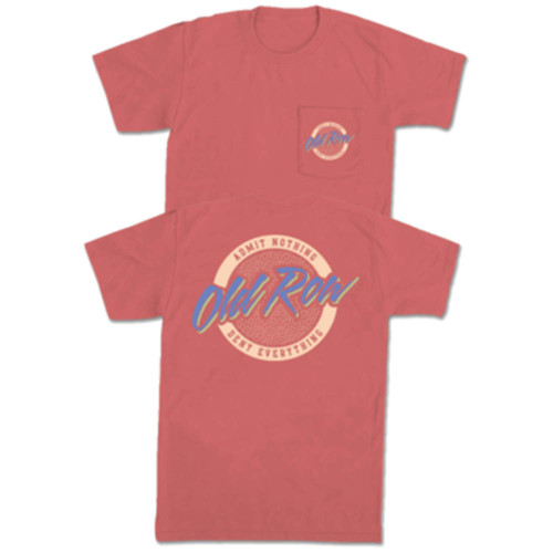 Men's Old Row Circle Logo Pocket T-Shirt - Cumin Red Main