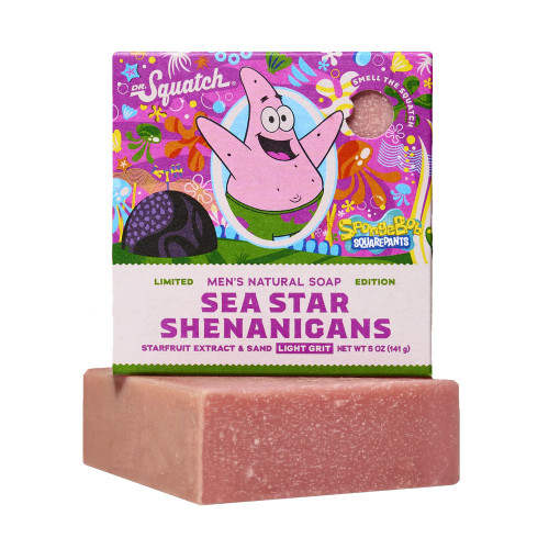 Dr. Squatch x SpongeBob: Seastar Shenanigans Bar Soap Main