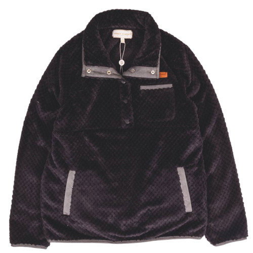 Women's Simply Southern Simply Soft Button Up Pullover Black Flat