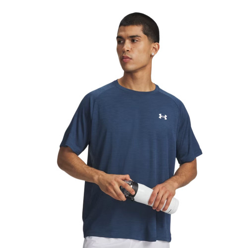 Men's Under Armour UA Tech Textured Wham Blue T-Shirt