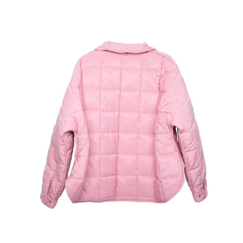 Women's Katydid Puffer Pullover Jacket Light Pink  Back