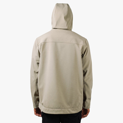 Men's AFTCO Reaper Windproof Zip Up Jacket Corriander Back