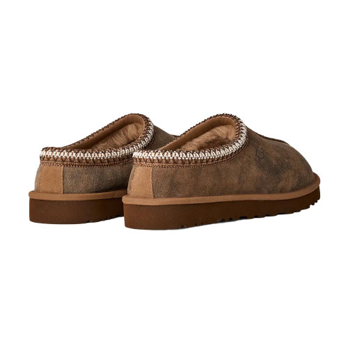Men's UGG Tasman Baxter Chestnut Brown Slipper heel