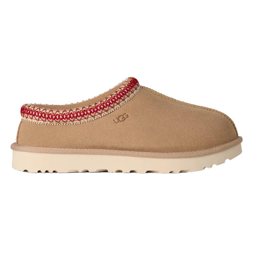 Women's UGG Tasman II Sand Cherry Slipper side Women's UGG Tasman II Sand Cherry Slipper side