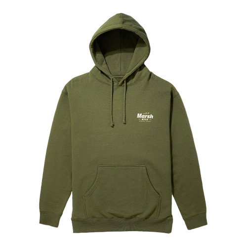 Men's Marsh Wear Formation Pullover Hoodie - Army Green Front