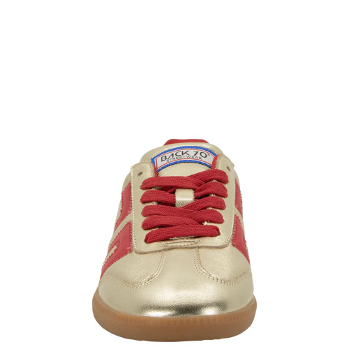 Women's Back 70 Cloud NM Sneaker - Gold Red | Eagle Eye Outfitters