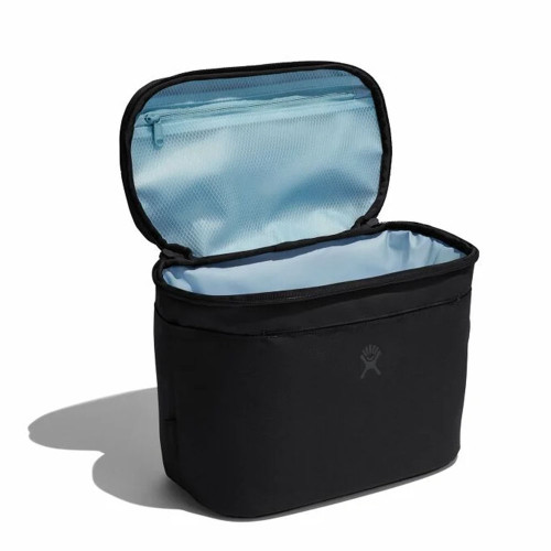 Hydro Flask 8L Insulated Lunch Black Bag open angle