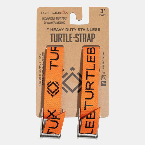 Turtlebox Tie-Down Straps Blaze Orange Main