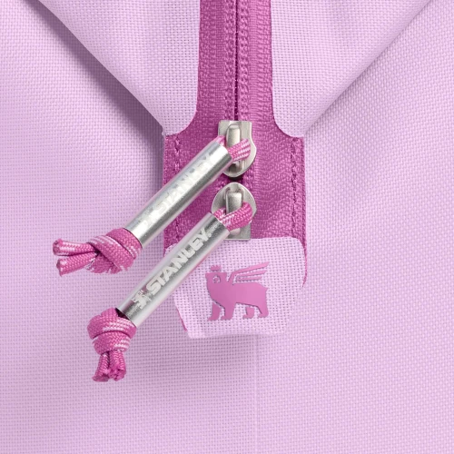 Stanley All Day Julienne Mini Soft Orchid Pink Cooler zipper detail