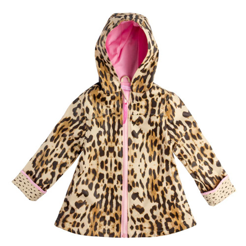 Toddler Girls' Stephen Joseph Rain Coat Leopard