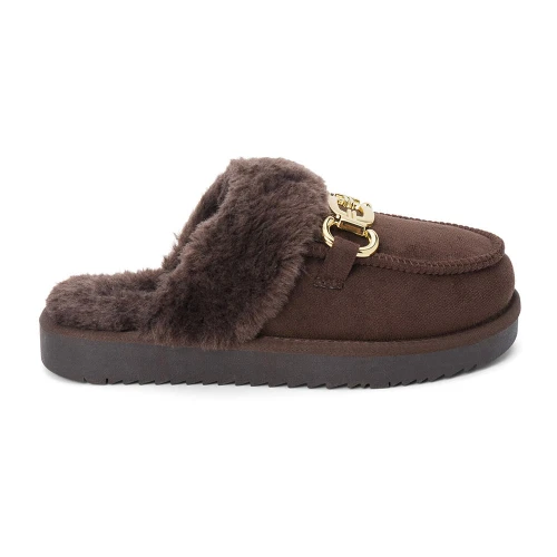 Women's Matisse Davos Platform Chocolate Brown Mule side