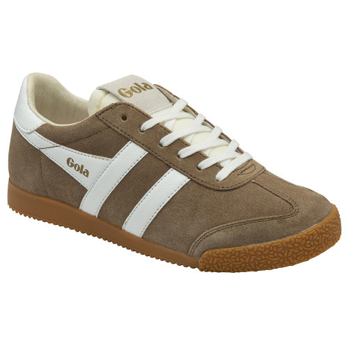 Women's Gola Elan Sneakers - Tobacco White Front Angled