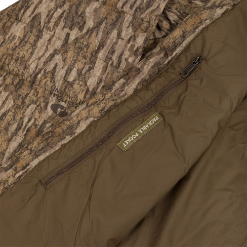 Men's Drake Synthetic Down Pack Jacket 006 Bottomland Camo Packable Pocket