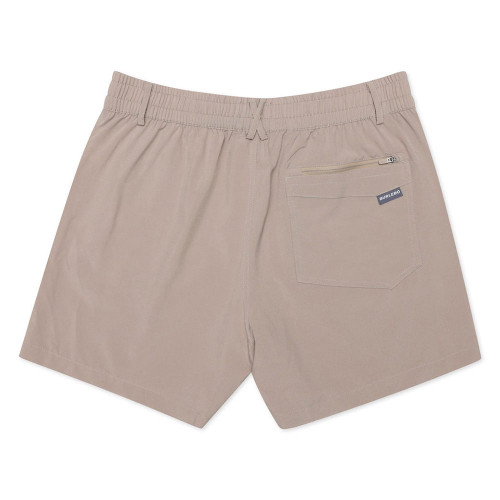 Men's Burlebo Everyday Shorts - Cobblestone Khaki Back