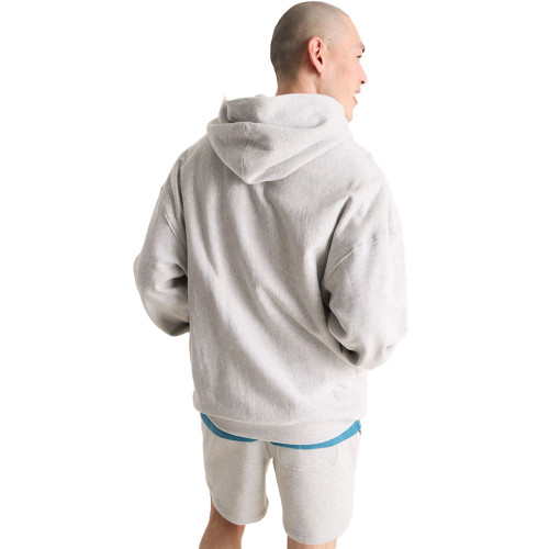 Men's Chubbies 6th Period Hoodie Light Grey Model Back