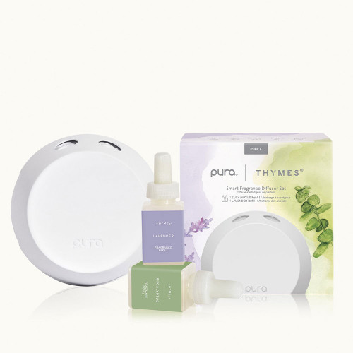 Thymes Lavender and Eucalyptus Pura Smart Home Diffuser Kit V4 Main