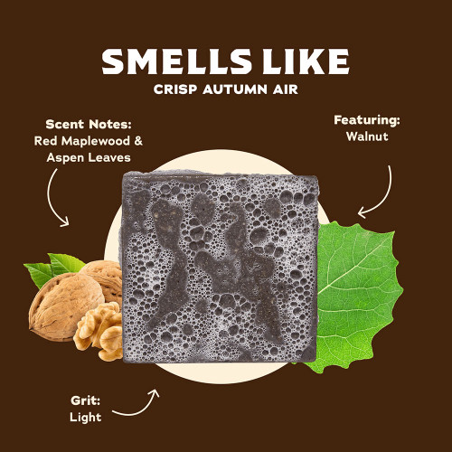 Dr. Squatch Flannel Forest Bar Soap Infographic