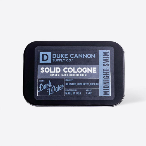 Duke Cannon Midnight Swim Travel Size Gift Set Solid Cologne