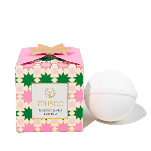 Musee Luxe Bath Balm - Prosecco And Apple Package And Product