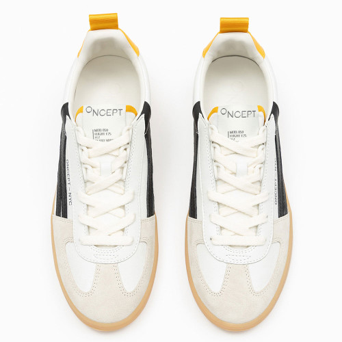 Women's Oncept Fez Court Sneakers Retro White Multi Top View