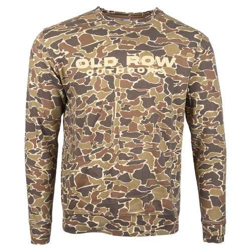Men's Old Row Custom Camo Crewneck Sweatshirt Duck Camo Main