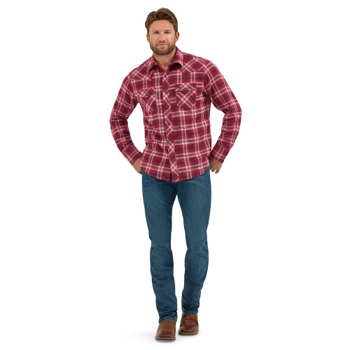 Wrangler T-shirt à Manches Courtes 112341 Rouge | Dressinn