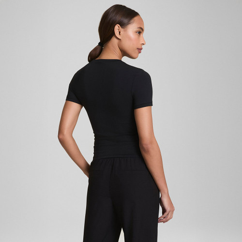 Women's Spanx BareNaked Very Black T-Shirt back