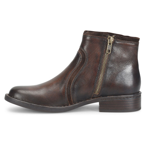 Women's Born Cincy Leather Boots - Brown Combo Instep