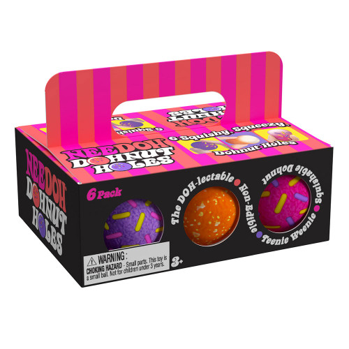Schylling Toys Needoh Dohnut Holes Assorted Fidget Toy