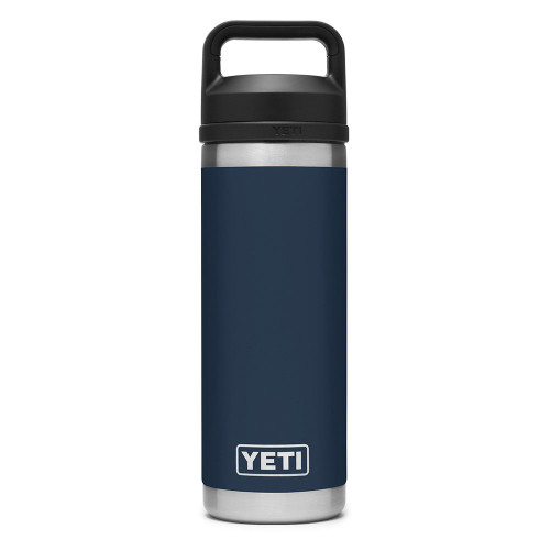 YETI Rambler 18 oz Water Navy Bottle with Chug Cap